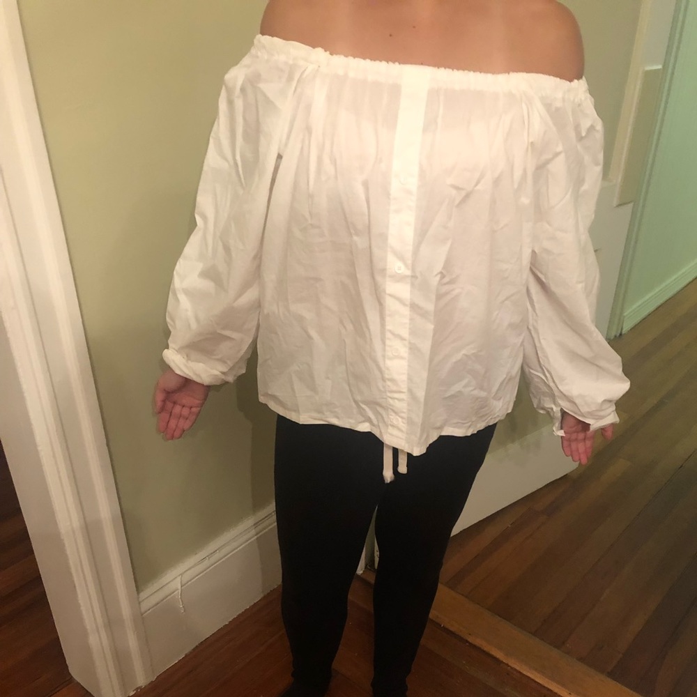 Farrow cotton bardoe top